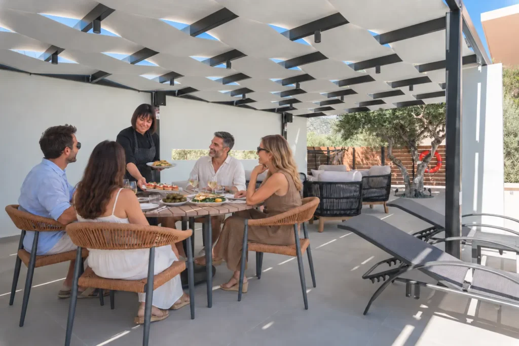 Private Chef Villa Agios Nikolaos Dining